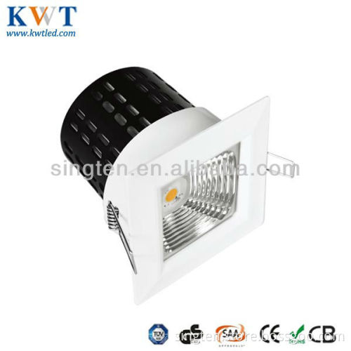 dimmable led downlight squere ceiling spotlights